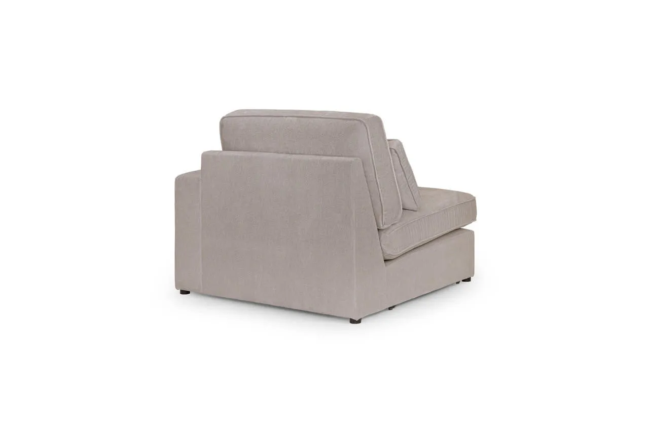 Kylie Modular Sofa - Mocha Right Hand Arm Piece - 110 CM