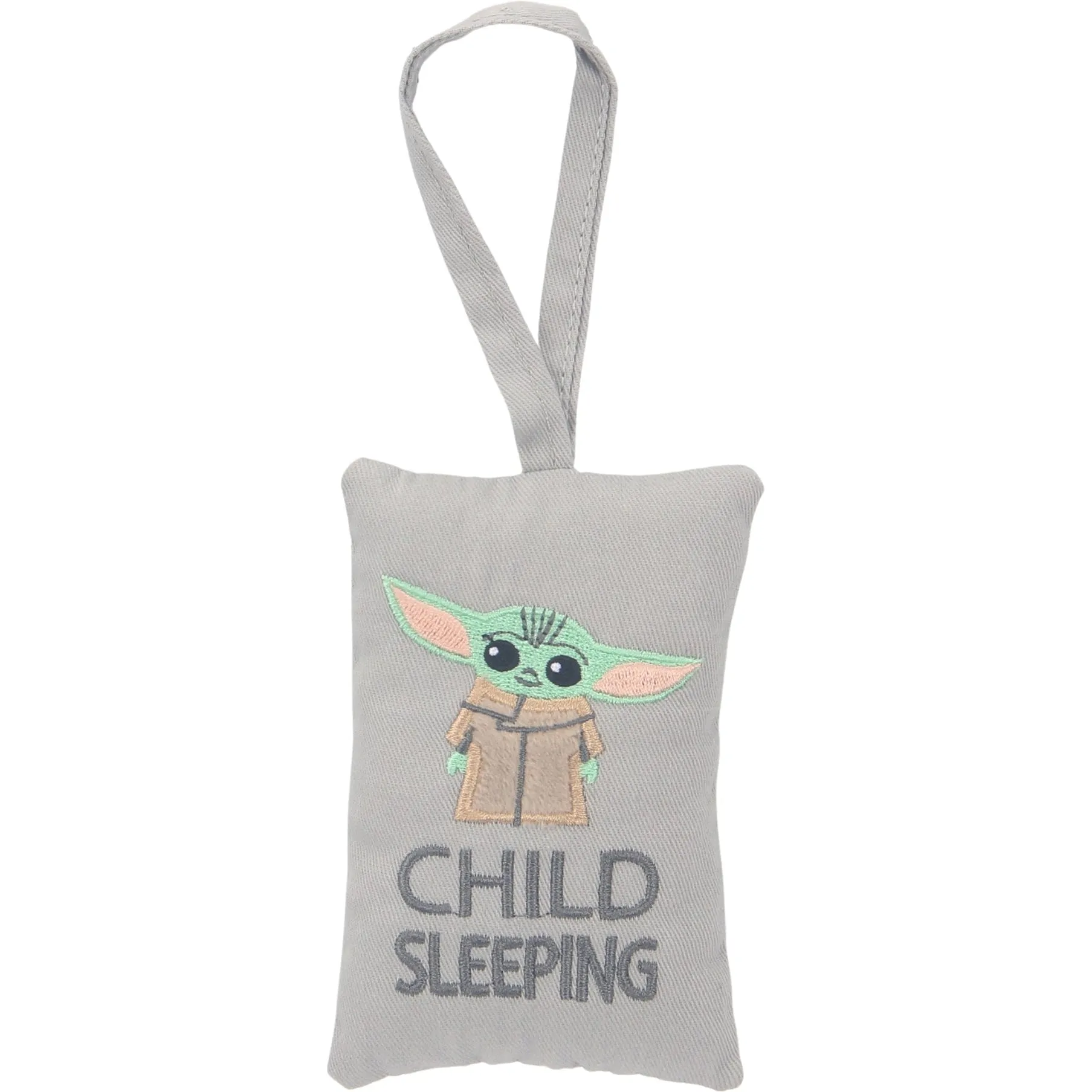 Lambs & Ivy Star Wars Baby Yoda Lovey & Door Pillow Gift Set