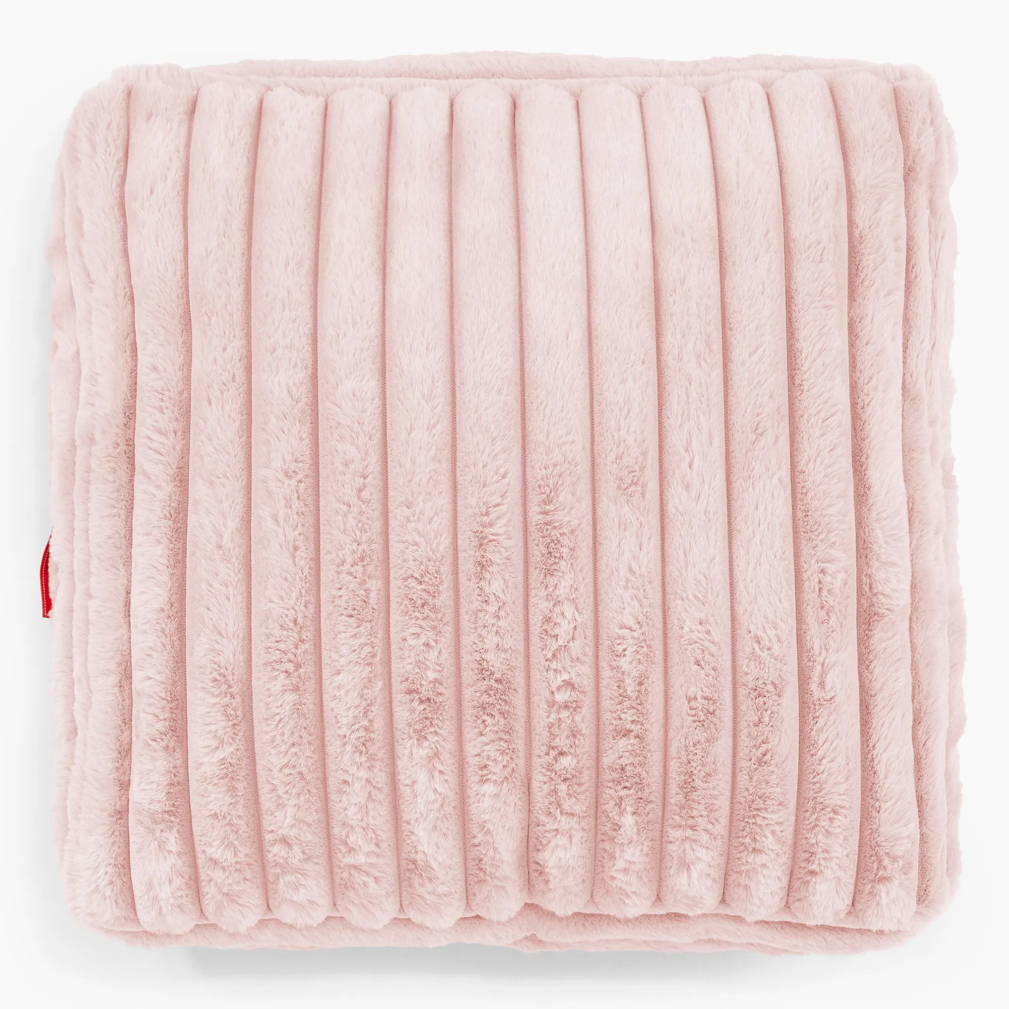 Large Floor Cushion - Ultra Plush Cord Dusty Pink