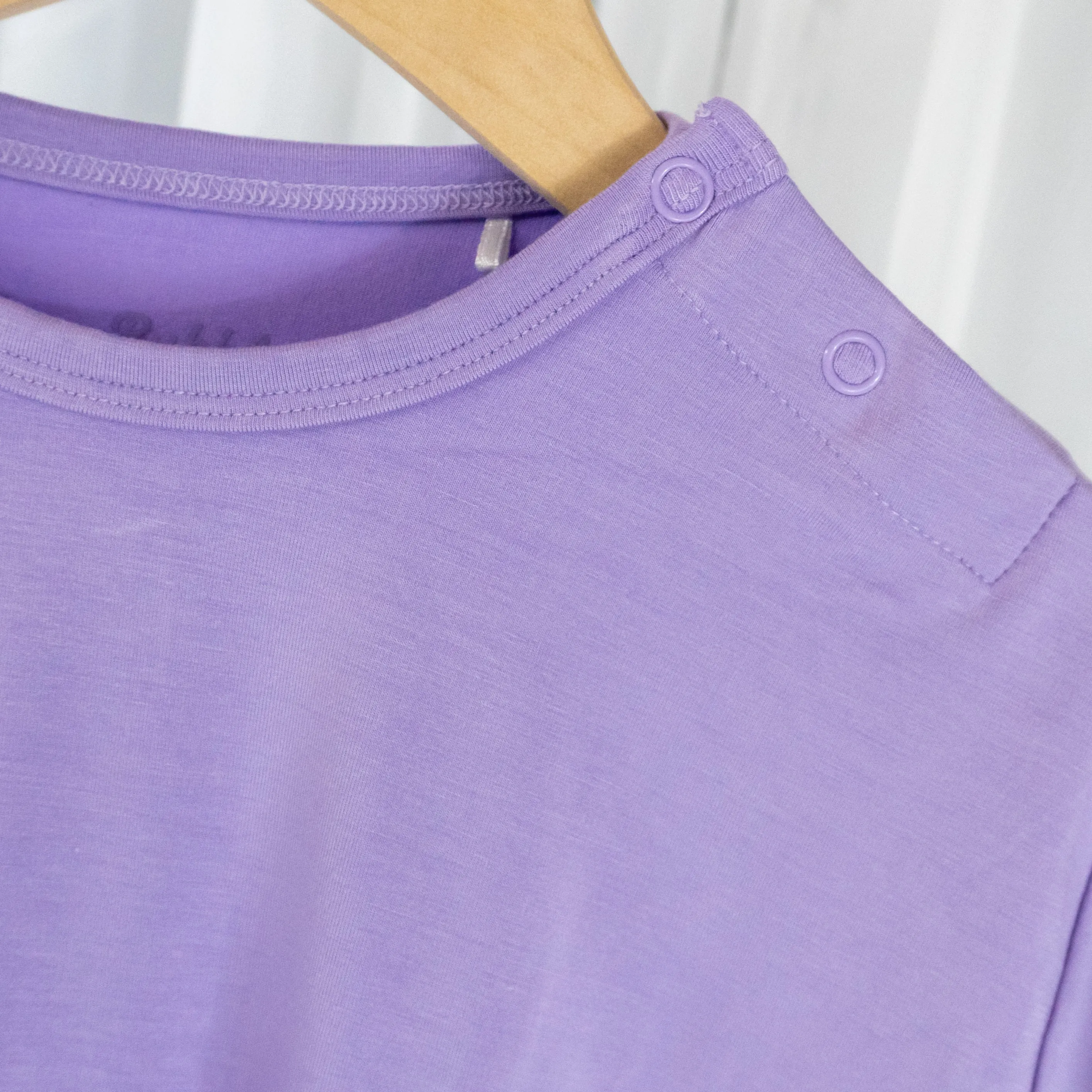 Lavender | Short Sleeve Bubble Romper