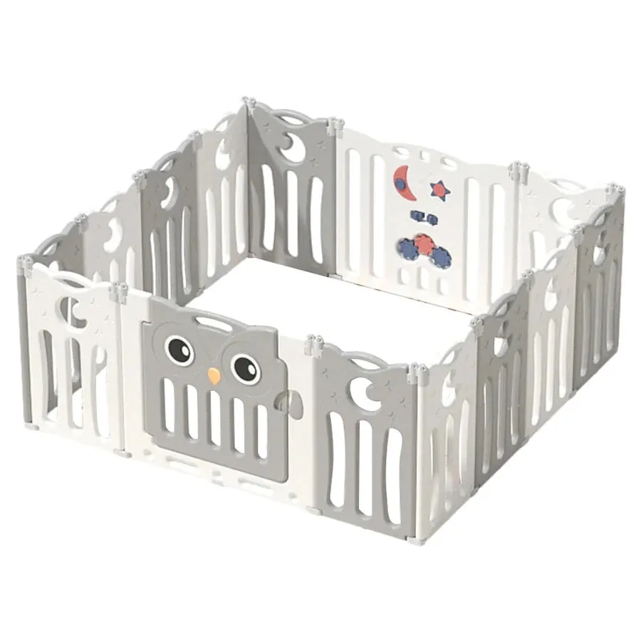 Little Angel Kids Playpen - 143 x 143 x 63cm (Grey)