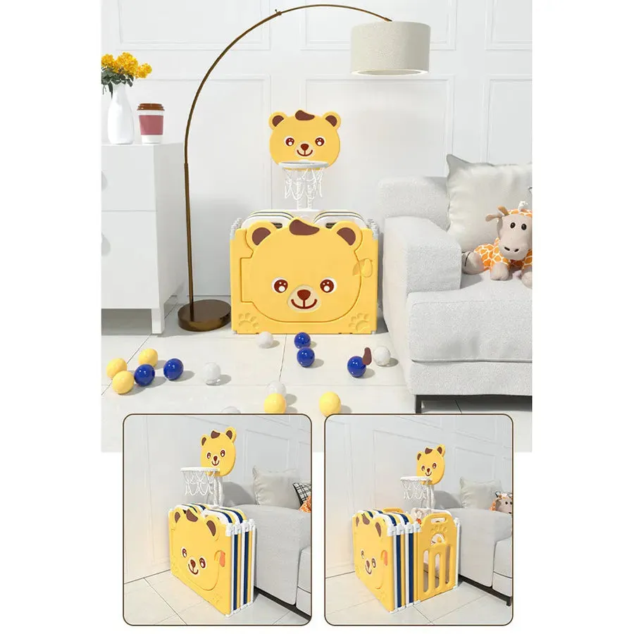 Little Angel Kids Playpen - 163 x 163 x 65cm (Yellow)
