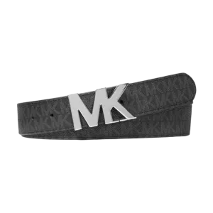 Michael Kors Reversible Logo Buckle Belt, black