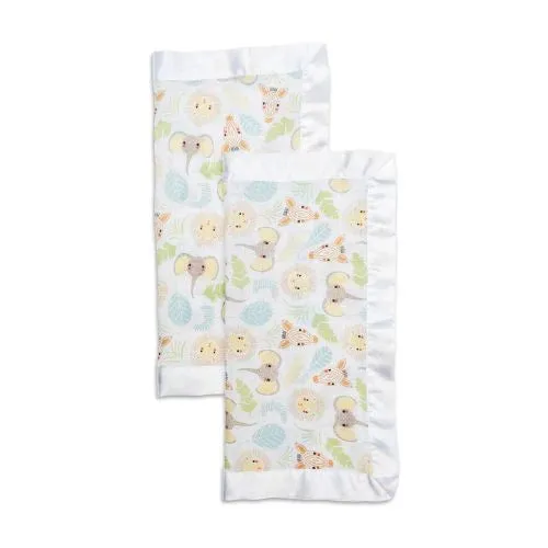Muslin Security Blanket -Jungle 2 Pack