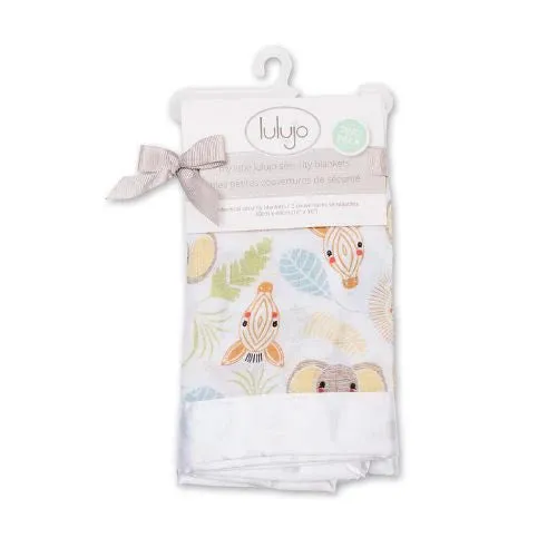 Muslin Security Blanket -Jungle 2 Pack
