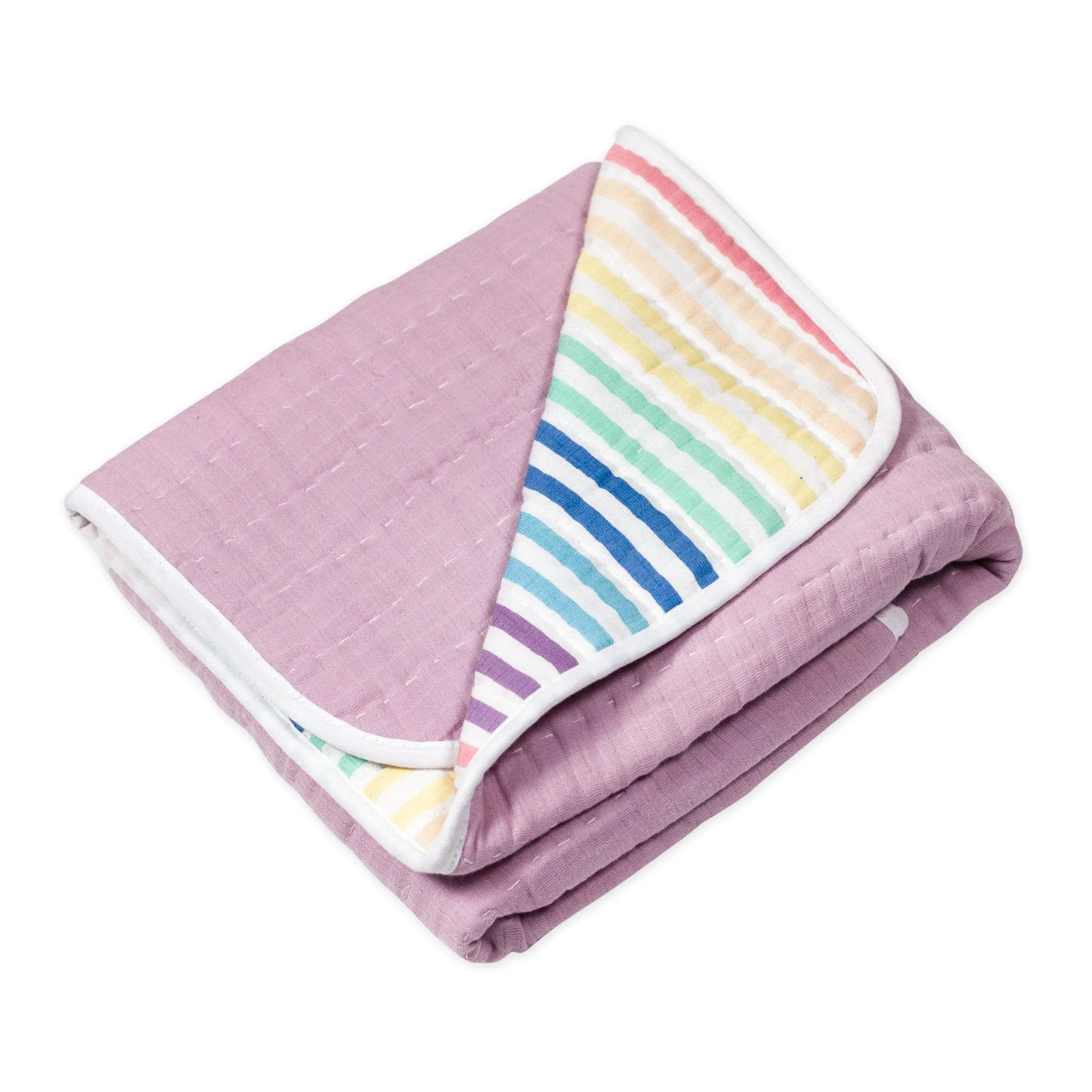 Organic Cotton Hand-Quilted Blanket