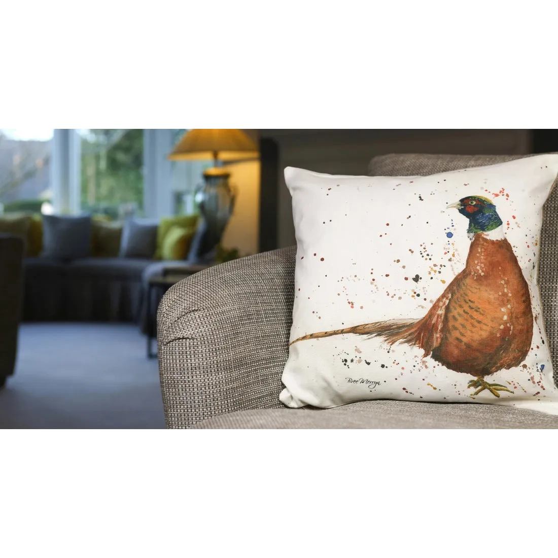 Phelan Pheasant Feather Filled Luxury Pillow 43cm (17")