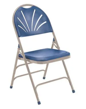 Polyfold Fan Back Chair Blue/Grey 4 Per Case