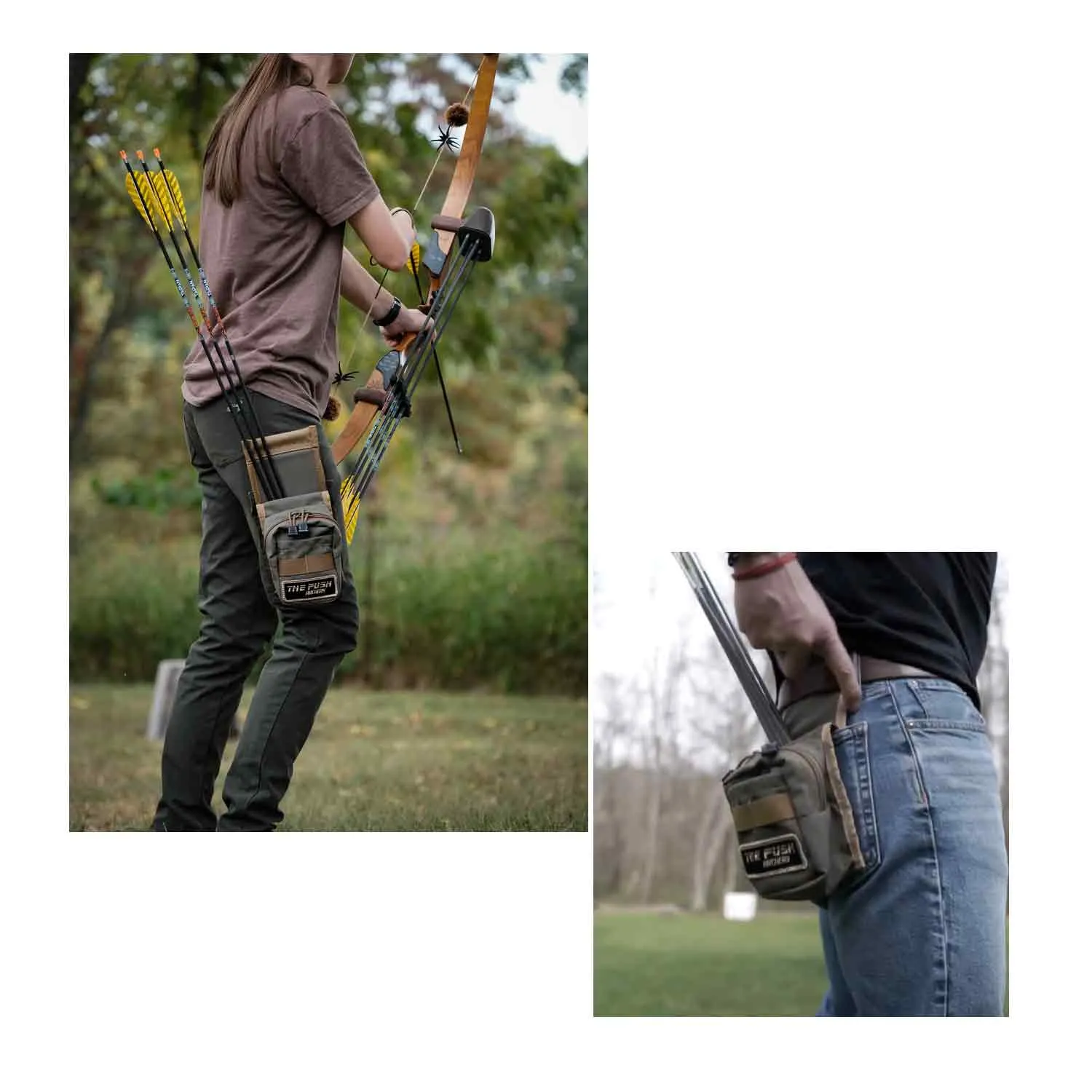 Push Archery Delta Back Pocket Quiver