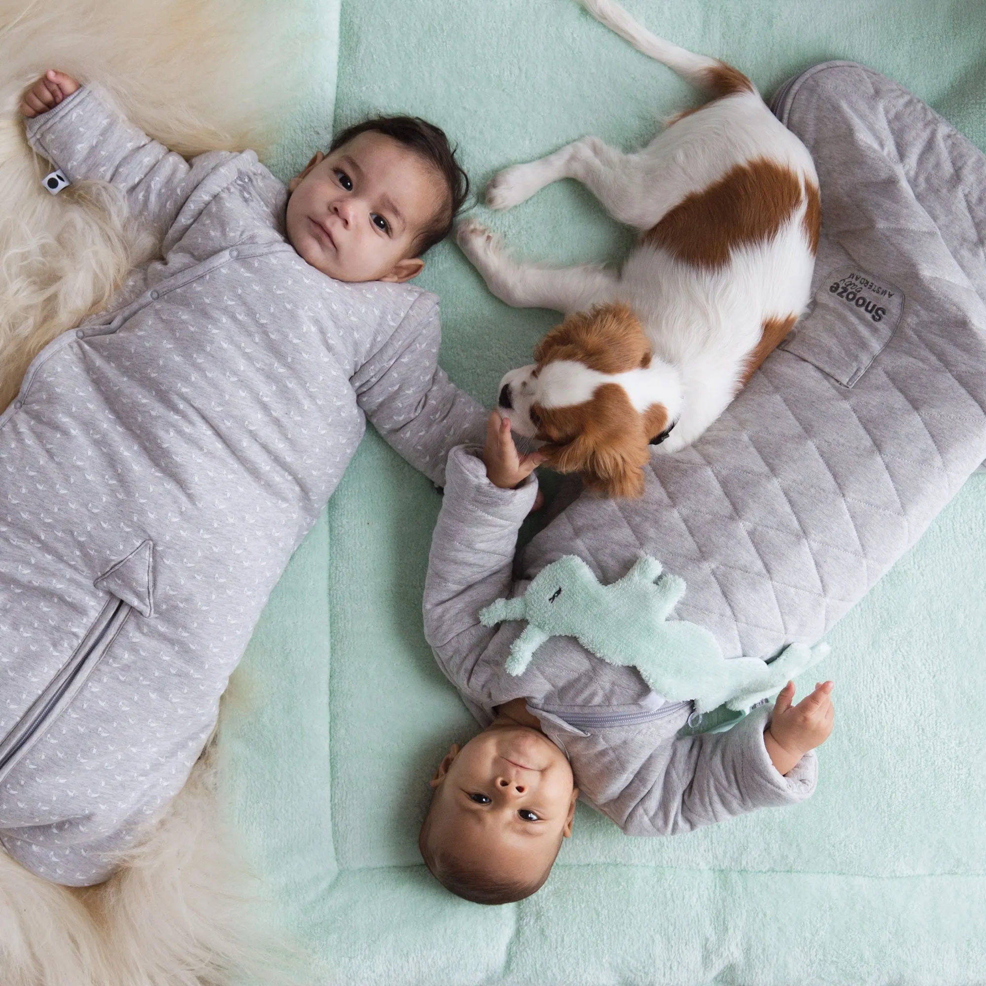 Snoozebaby Cheerful Playing Playmat - Misty Green