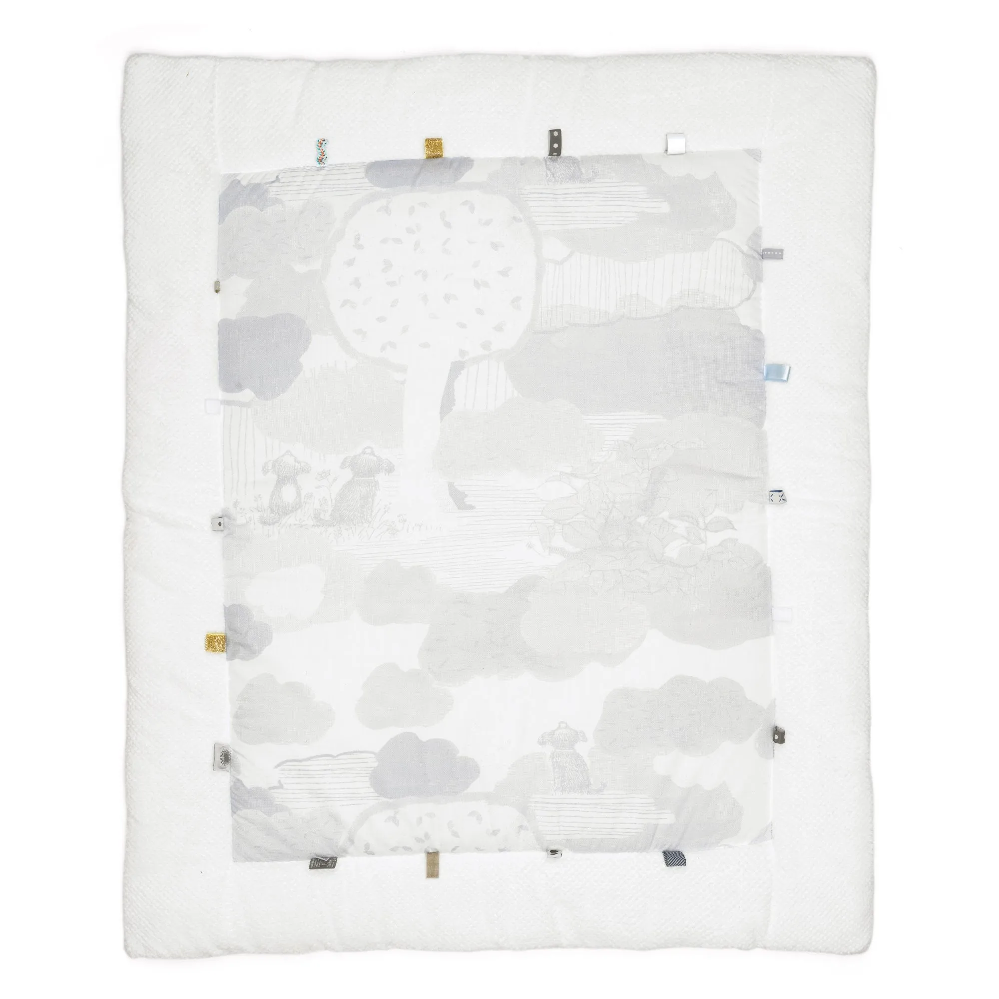 Snoozebaby Cheerful Playing Playmat - Star White