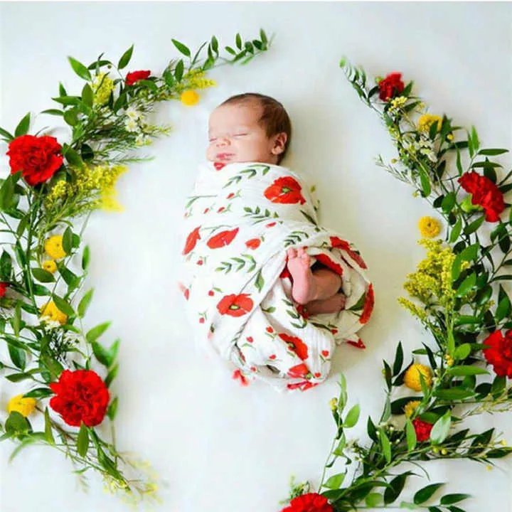 Super Soft Infant Baby Cotton Material-بطانية قماط موسلين