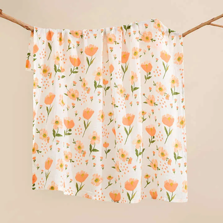 Super Soft Infant Baby Cotton Material-بطانية قماط موسلين