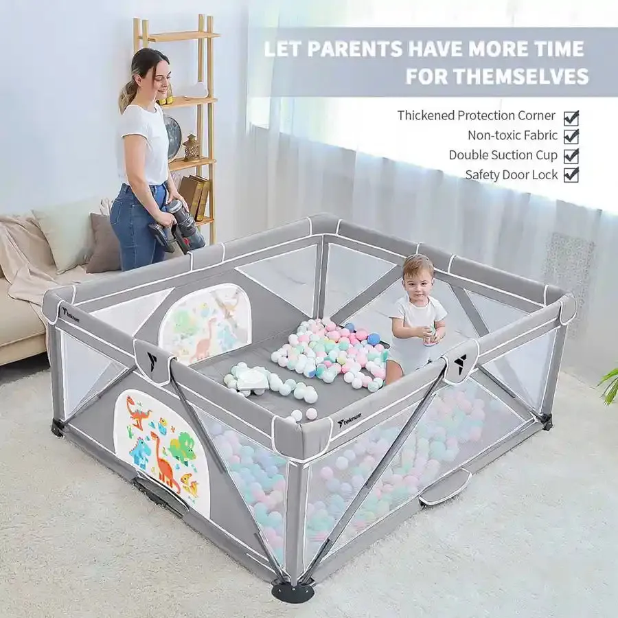 Teknum One-Minute Fold-Unfold Playpen