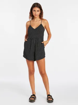 Volcom Wild Queendom Romper - Black/White