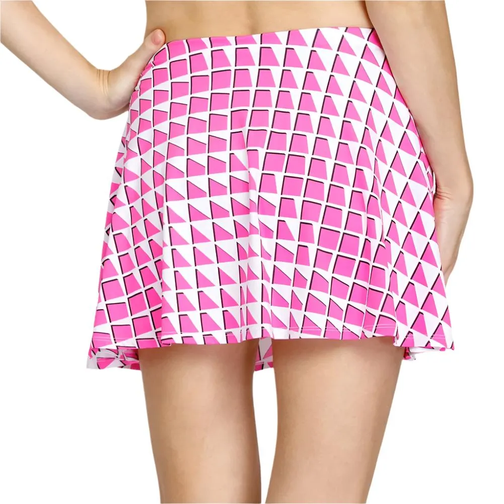 Women's Skyline 13.5 Inch Flounce Tennis Skort Dynamic Matrix